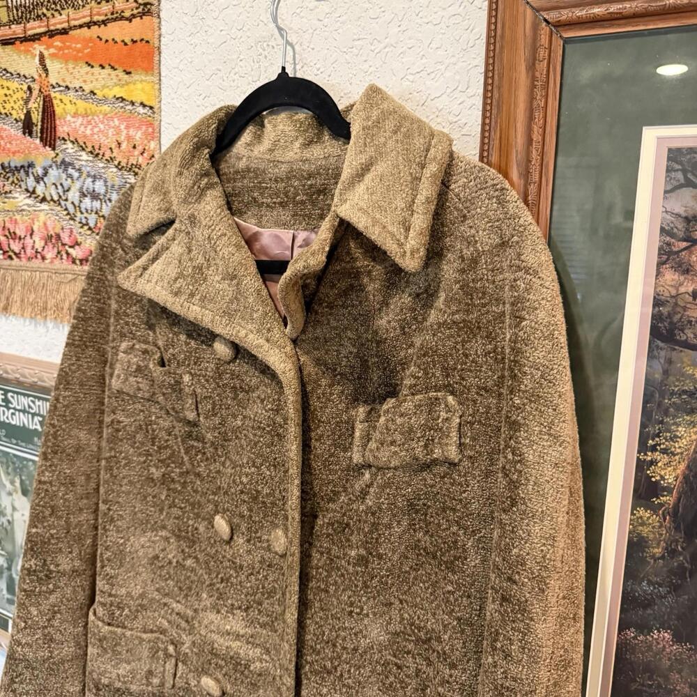 Vintage 70s RARE Union Made Mar Del By Rice Sleeveless Cape Style Jacket Size XL - Picture 3 of 9